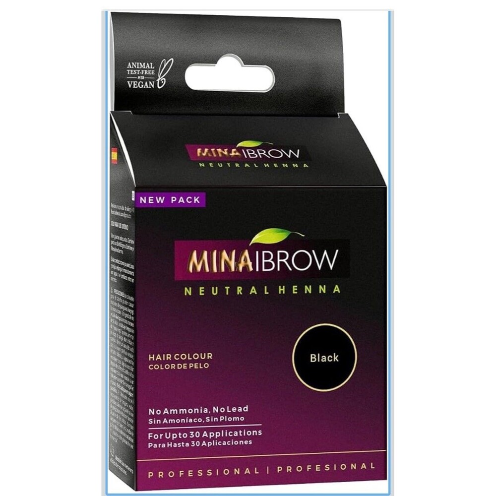 Effective Cover Ibrow Henna For Colouring Resistent Grey Hair  ( up tp 30 sets)